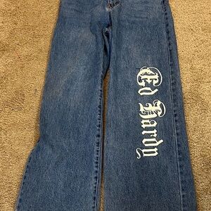 ED Hardy Blue Denim Women's Jeans
Waist 26” length 30-31